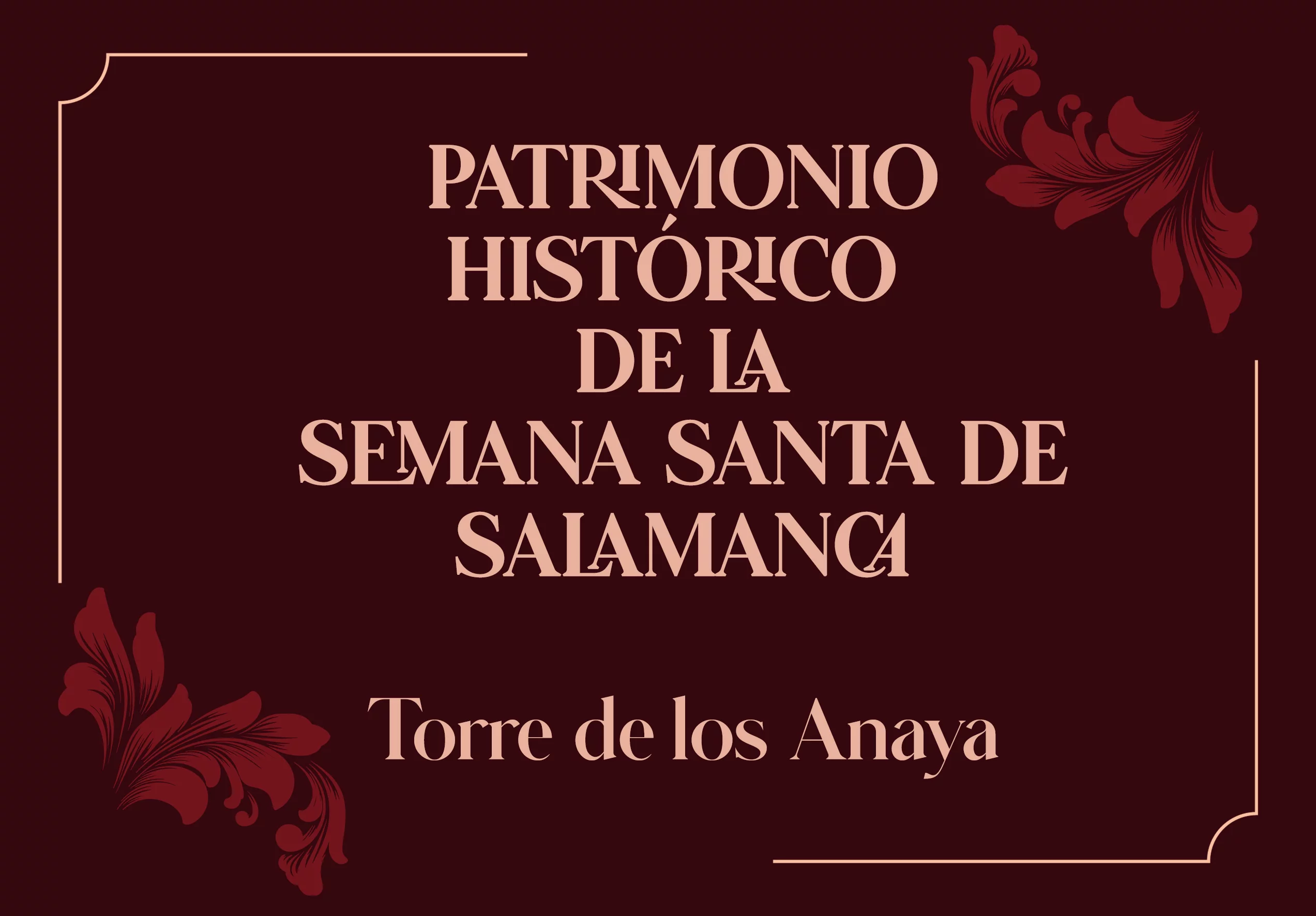 El Patrimonio Histórico Artístico de la Semana Santa de Salamanca